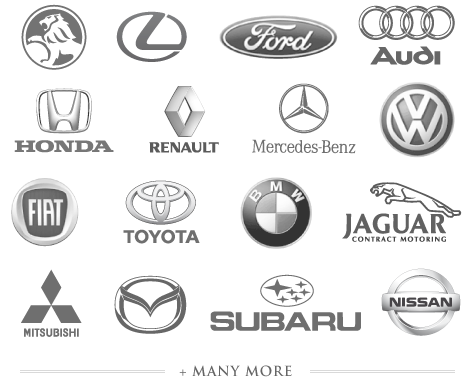 Car Brands we can source parts for.